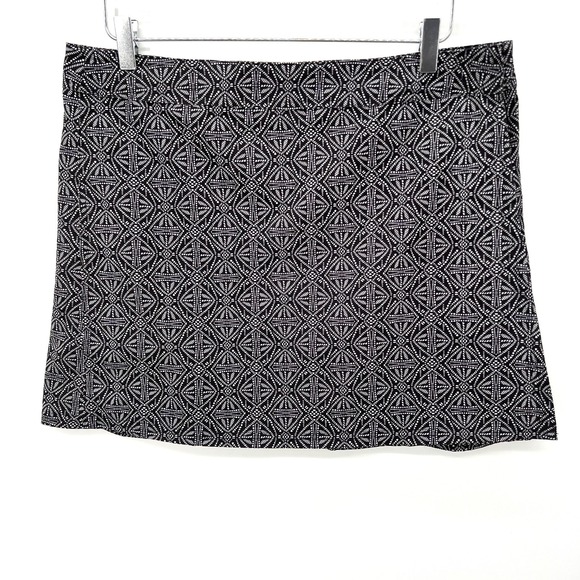 Rip Skirt Hawaii Wrap Skirt Size L Length 1 Short Black Pearl Pattern Quick Dry - Picture 1 of 7